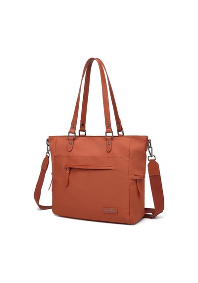 Smart Bags Twill Dimi Kumaş Kadın Omuz Çantası 3323 Kiremit