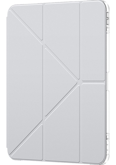 Apple Uyumlu iPad  Pro 11 2025 M5 Amazingthing Minimal Serisi Katlanabilir Standlı Kılıf Gri Kapaklı Kılıf