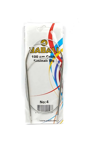 Yabalı,100 Cm Çelik Misinalı Şiş No:04 Ybl-324