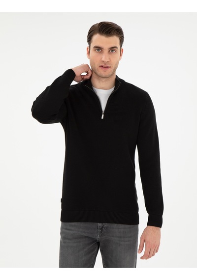 Pierre Cardin Erkek Siyah Kazak /triko 50297123-vr046 Siyah