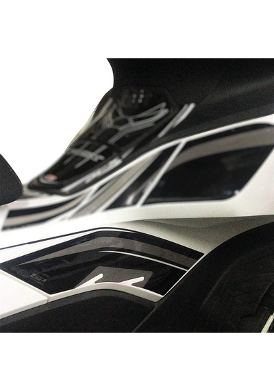 Gp Kompozit Honda Pcx 125 2021-2024 Uyumlu Yan Ayak Pad Gri