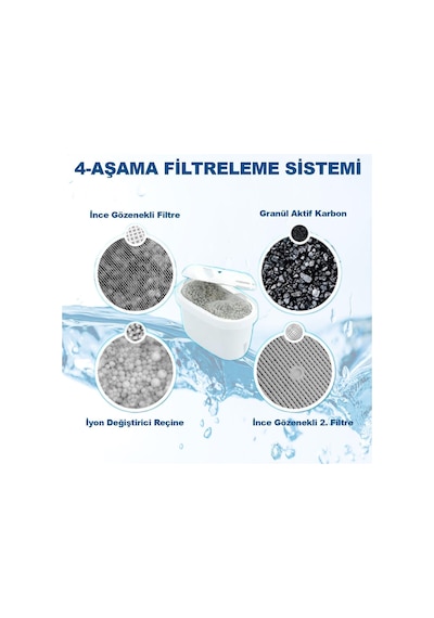 Su Arıtma Sürahisi + Pure Ve Maxtra Filtreleri İle Uyumlu 3,5 Litre Sürahi Diğer