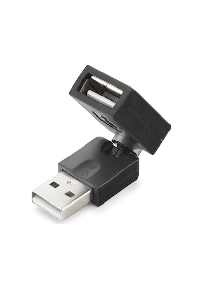 Usb To Usb F Çevirici Mafsallı Siyah Hdx1357 Çok Renkli