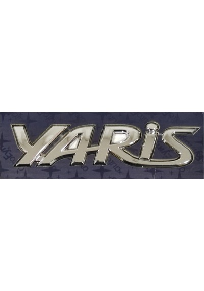 Yaris Yazısı (Toyota Yaris Arka Bagaj Yazısı)