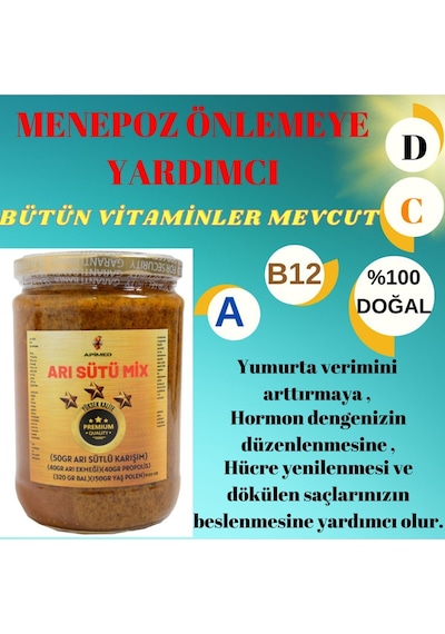 Arısütü Mix 2'li Set 2 700 Gr - Arı Sütü, Yaş Polen, Propolis, Perga Ve Bal Karışımı -