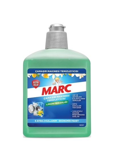 Marc Çamaşır Makinesi Temizleyici Limon 500 Ml 4 Adet Diğer