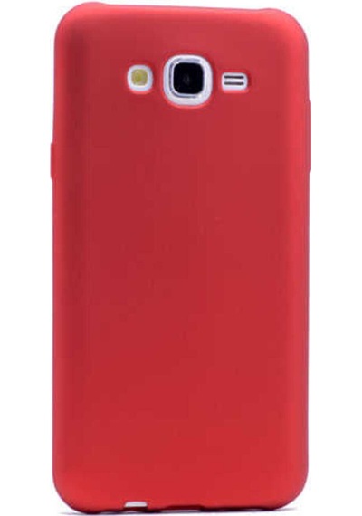 Galaxy J730 Pro Kılıf Zore Premier Silikon Kapak Kırmızı