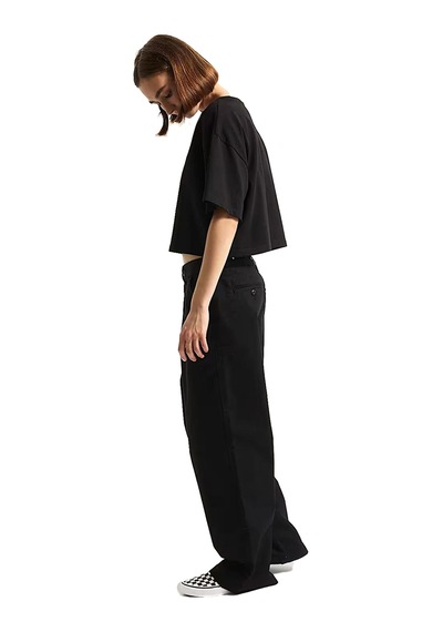 Vans Salton Relax Crop Ss Kadın Tişört C-van000p5qblkblk Siyah