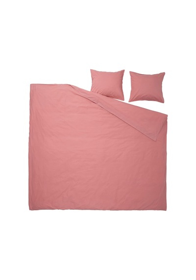 Ikea Angslılja Çift Kişilik Nevresim Takımı 220 X 240 Cm Ahududu Bordo