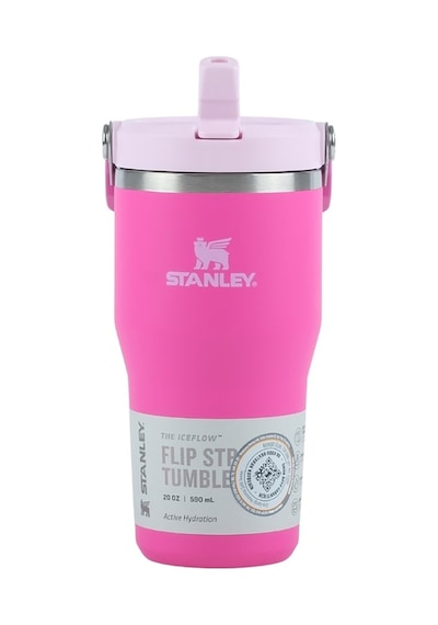 The Iceflow Flip Straw Pembe Termos 0,59 Lt Violet Blossom 1200185007088 Pembe