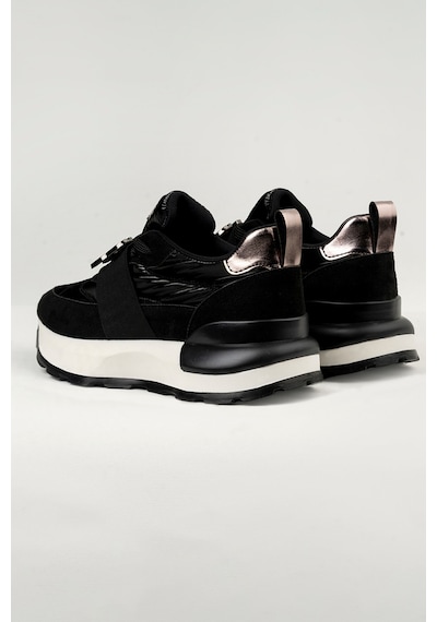 Tw Tonny White Newyork - 055 Yüksek Tabanlı Günlük Slip-on Ortopedik Kadın Yürüyüş Ayakkabısı Sneaker Siyah - Beyaz Taban Tw Tonny White Newyork - 055 Yüksek Tabanlı Günlük Slip-on Ortopedik Kadın Yürüyüş Ayakkabısı Sneaker Siyah - Beyaz Taban