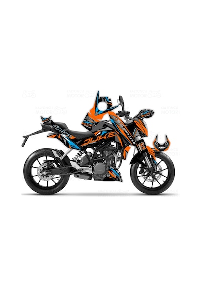Ktm Duke 200 Sport Design Sticker Set 2011-2016