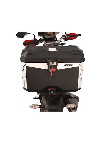 GP Kompozit Universal 45 lt Plastik Motosiklet Çantası Siyah