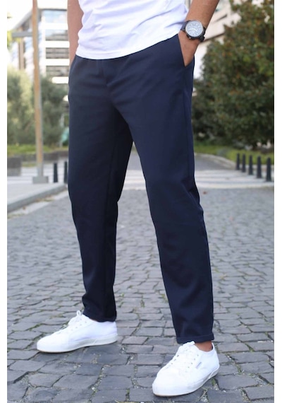 Madmext Lacivert Basic Jogger Pantolon 5486-lacivert Lacivert
