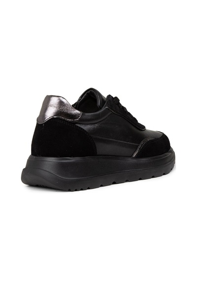 Deery Kadın Hakiki Deri Siyah Sneaker Ayakkabı - M0509zsyhe01 Siyah