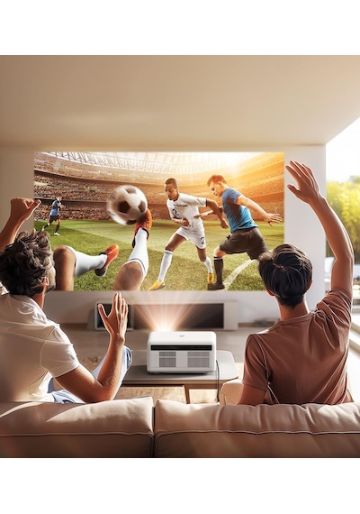Byintek U14 PRO Full HD Projeksiyon Cihazı, 1500 ANSI, Toz Geçirmez Optik Motor, MEMC ve HDR, Akıllı Engelden Kaçınma, Android OS 11.0, Surround Ses
