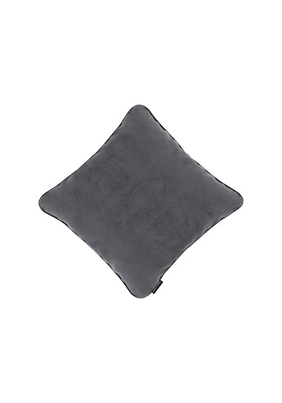 Biyeli Kırlent Yastık Kılıfı Antrasit Rengi 45x45