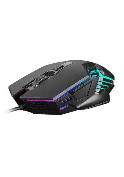 Gamdıas Aura Gs4, Çok Renkli Aydınlatma, Usb Kablolu, 6 Tuşlu, Gaming Mouse, 3.600 Dpı, Siyah Gs4