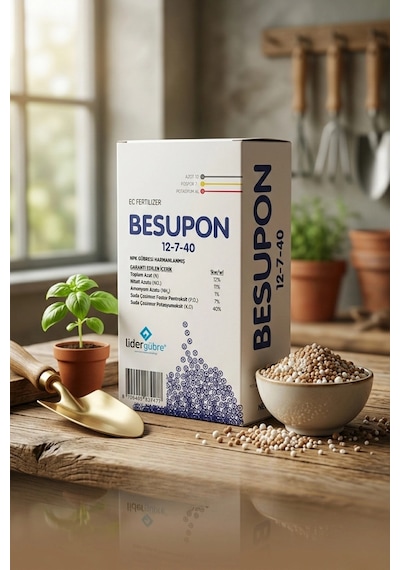 Besupon 12-7-40 Harmanlanmış Npk Granül Gübre 1 Kg