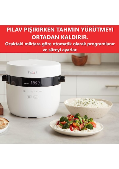 Instant Pot Hızlı Pilav Pişirici Ve Buharlı Pişirici - Otomatik, Buharlı Pişirici, Sote Ve Kızartma Makinesi, 20 Diğer