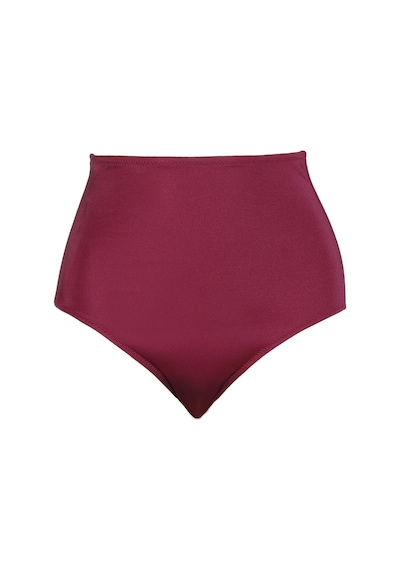 Endeep Kadın Yüksek Bel Bordo Bikini Altı-bordo