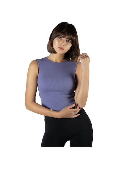 Terapi Men 2'li Paket Mor Krem Fitted/vücuda Oturan Crop Halter Yaka Fitilli Esnek Örme Bluz Atlet Mor-krem Terapi Men 2'li Paket Mor Krem Fitted/vücuda Oturan Crop Halter Yaka Fitilli Esnek Örme Bluz Atlet Mor-krem