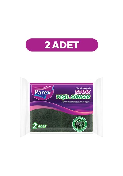 Klasik Yeşil 2'li Sünger İkili Paket