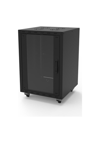 12u 60x60 19" Uranıum Dikili Tip Kabinet Tekerlek Dahil Demonte/ Ön-arka Açılır / Yanlar Sabit