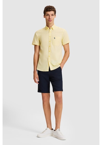U.S. Polo Assn. Erkek Lacivert Dokuma Şort 50322330-vr033