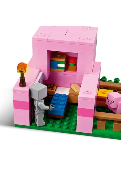LEGO® Minecraft® Yavru Domuz Evi 21268 - 7 Yaş ve Üzeri Macera Oyunları Seven Çocuklar için Yaratıcı Oyuncak Yapım Seti (238 Parça)