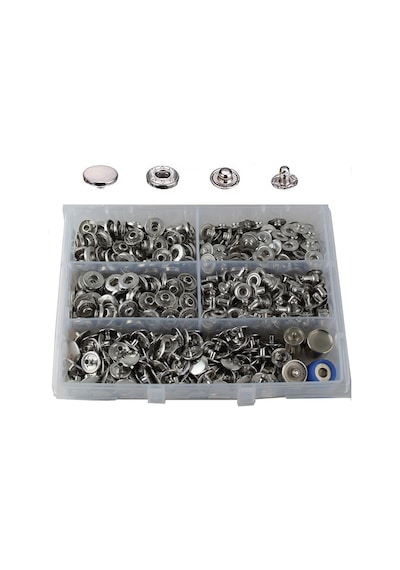 El Presi 15 MM Metal Nikel Çıt Çıt Düğme Çakım Seti 200 Ad Çıt Çıt