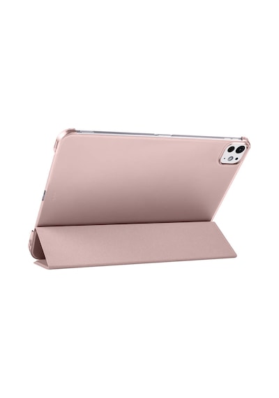Apple Uyumlu iPad  Pro 11 2025 M5 Mkst Smart Cover Kalem Bölmeli Standlı 1-1 Kılıf - Mavi Tablet Kılıfı