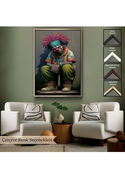 Miyrem^ Canvas Serie Palyaça Tablo-7771