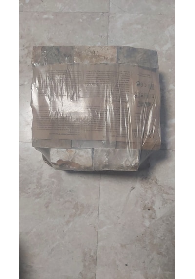 Delta Stone Collections Gri Traverten Patlatma Taş 4.8 x 10 CM