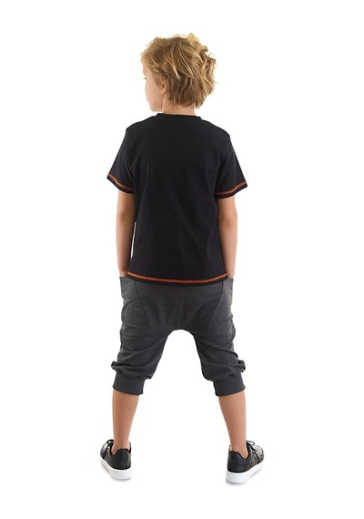 Denokids Mshb&g Loading Erkek Çocuk T-shirt Kapri Takım Çok Renkli