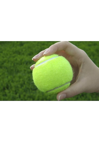 4 Adet Sarı Tenis Topu - Antrenman Tenis Topu - Masaj Topu