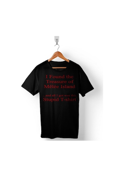 I Found The Treasure Of Melee Island Baskılı Tişört Unisex T-shirt 001