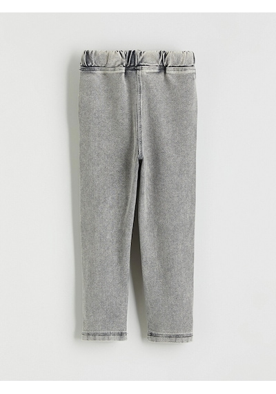 LC Waikiki Lcw Kids Siyah Beli Lastikli Kız Çocuk Tayt Pantolon Blakız Çocuk Rodeo