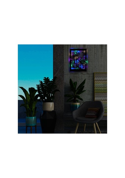 Led Işıklı Çerçeveli Çiçekler Dekoratif Tablo Balkon Duvar Dekorlu Gece Lambası Çok Renkli - 737260453 Çok Renkli Led Işıklı Çerçeveli Çiçekler Dekoratif Tablo Balkon Duvar Dekorlu Gece Lambası Çok Renkli - 737260453 Çok Renkli