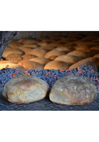 Meşhur Afyon'un Odun Ateşinde Pişirilmiş Geleneksel Ekşi Mayalı Patatesli Köy Ekmeği 1,5kg 2 Adet