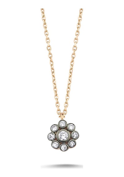 Elmas Montür Rose Altın Kolye 0.5 Cm G-0139712