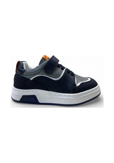 Tuğba Ortopedi 259 Çocuk Okul Öncesi Deri Sneaker Lacivert