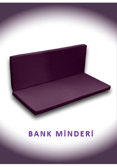 Dekosoy Arkalıklı Bank Minderi 110x50x5cm Mor