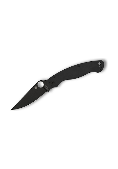 Spyderco Military 2 G10 Black Blade Plainedge Kamp Çakı Siyah 87868540