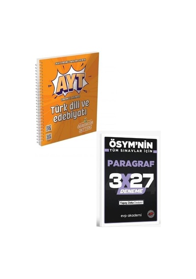 2027 Murat 2027 Ayt Türk Dili Ve Edebiyatı Öğrencim Defteri + Evp Akademi Paragraf