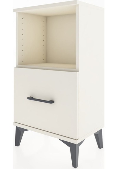 Arges Komodin Tek Çekmeceli 44x30x80 Aytaşı-aytaşı Aytaşı