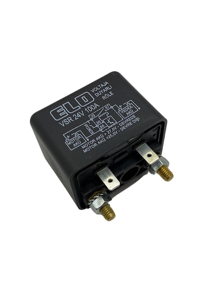 Elo 24v Akü Ayırıcı Akıllı Vsr Röle 100 A Voltaja Duyarlı Toz Korumalı