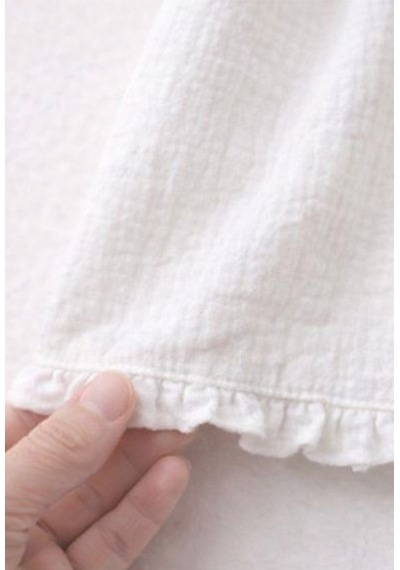Baby Corner Kruvaze Yaka Kız Bebek Elbise Beyaz Baby Corner Kruvaze Yaka Kız Bebek Elbise Beyaz