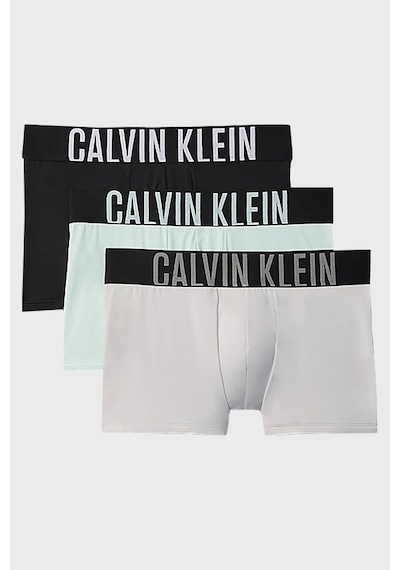 Calvin Klein Logolu 3 Pack Boxer 000nb3611a4uw Erkek Boxer 000nb3611a 4uw Siyah-mint-gri