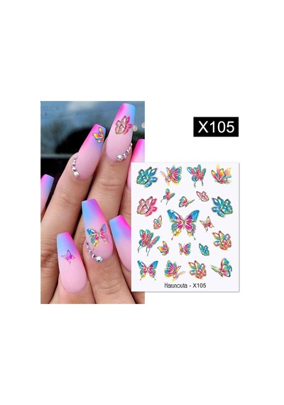 Su Transferli Nail Art Sticker X105 53013-5